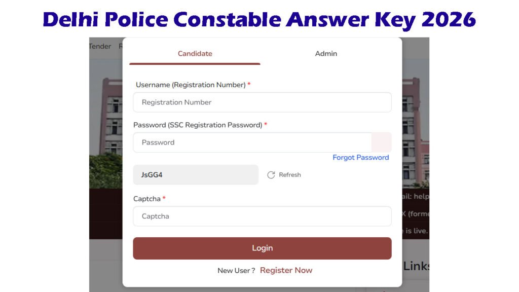 Delhi Police Constable Answer Key 2026